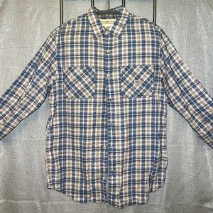Ralph Lauren Denim & Supply Blue Flannel Long Sleeve Button Down